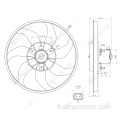 Ventilateur de refroidissement de radiateur de voiture pour FIAT GRANDE PUNTO